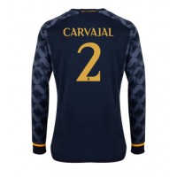 Real Madrid Daniel Carvajal #2 Bortatröja 2023-24 Långa ärmar
